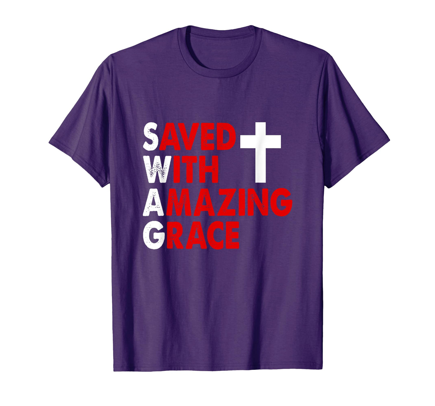 Christian SWAG Saved with Amazing Grace T-Shirt