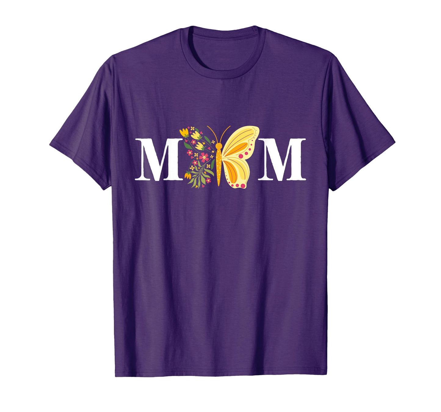 Mother's Day Butterfly Mom Mommy Mama Cute Insect Flower T-Shirt