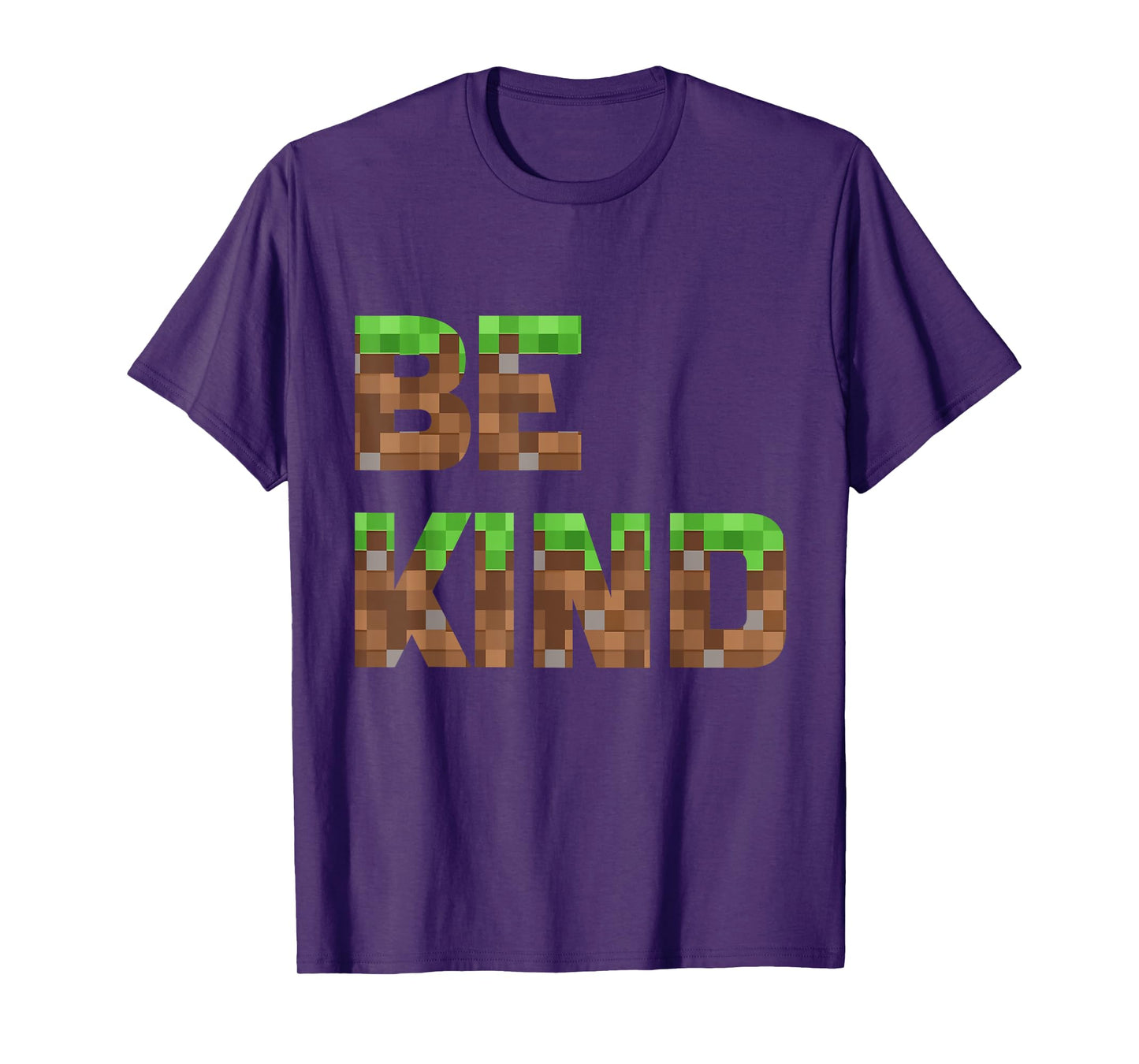 Be Kind Boys Teens Kids Pixel Video Game Kindness T-Shirt