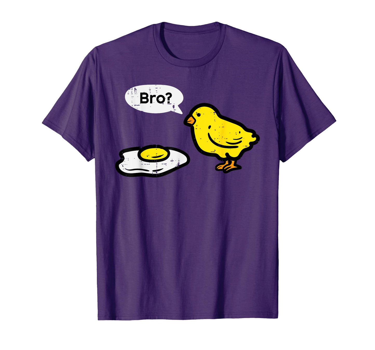 Easter Chick Fried Egg Bro Funny Men Women Boys Kids Toddler T-Shirt