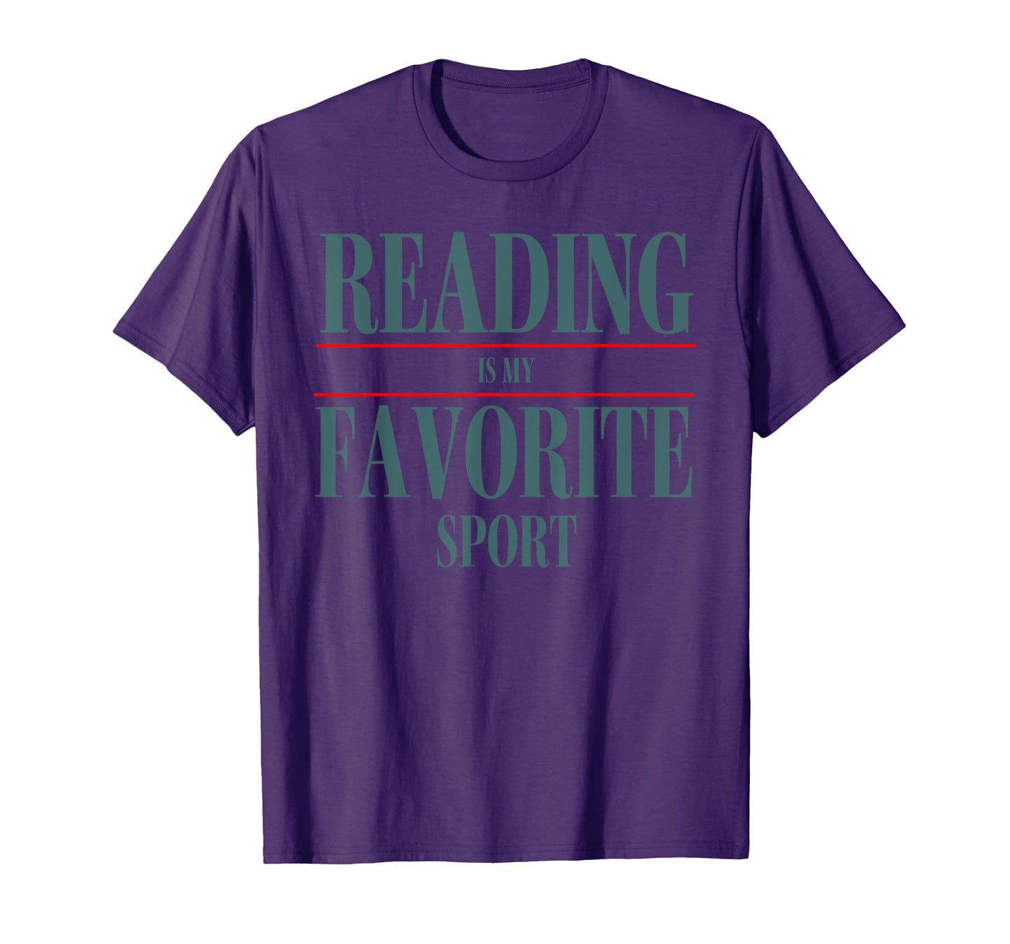 Funny Reading Is My Favorite Sport Book Lover Quote T-Shirt