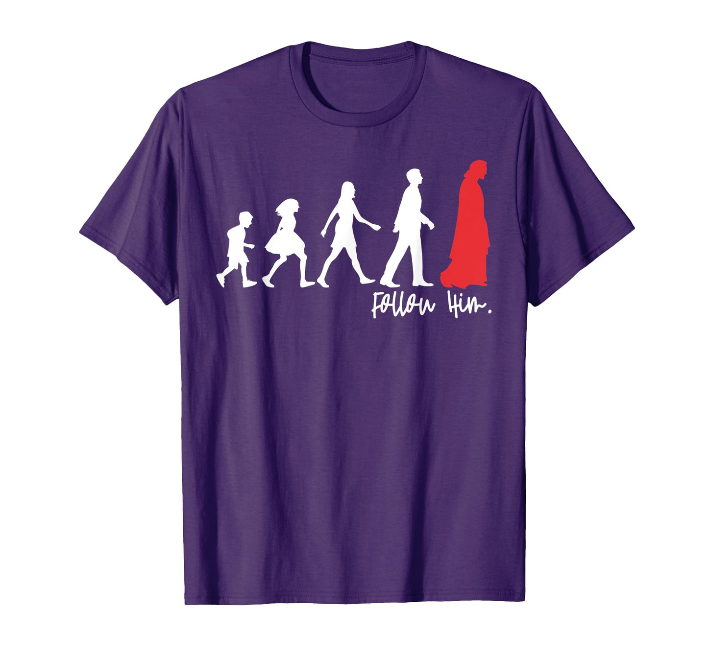 Follow Him Jesus Leading The People Christians Gift T-Shirt