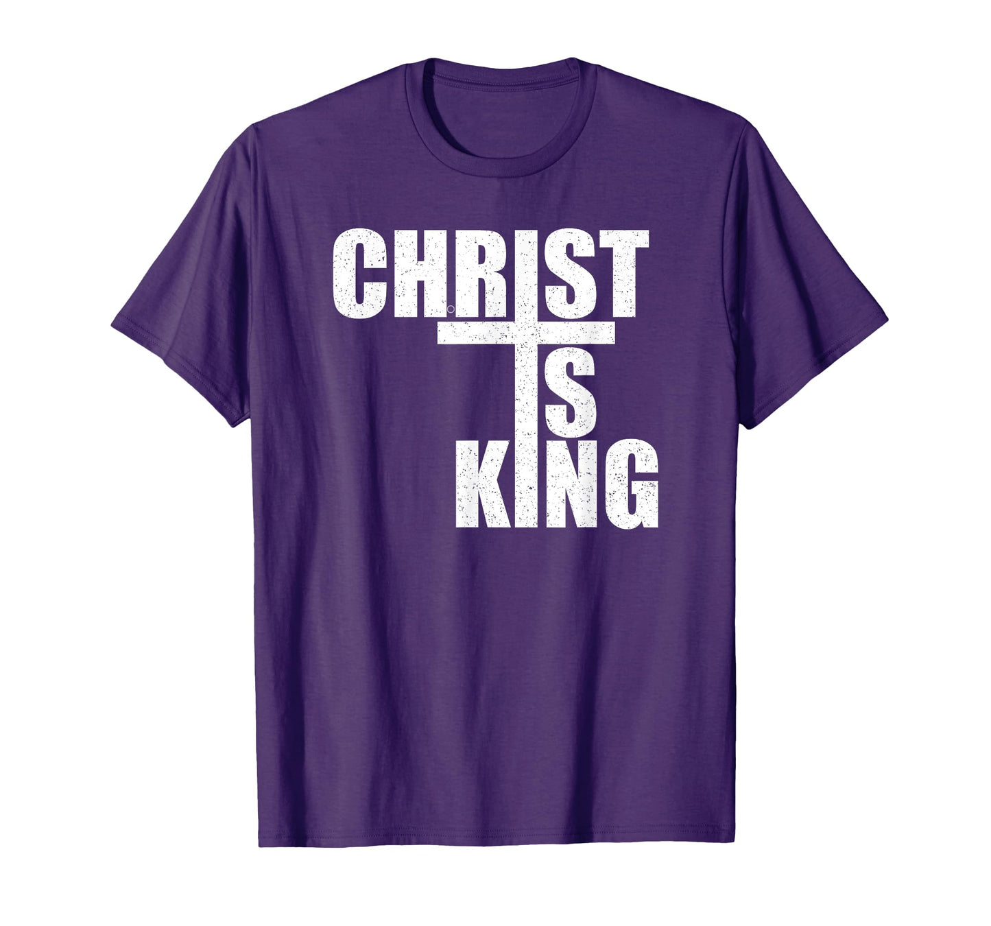 CHRIST IS KING JESUS IS KING CROSS CRUCIFIX T-Shirt