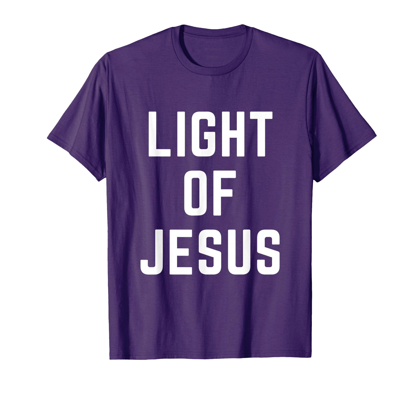 Light of Jesus Christian Faith Bible Worship Apparel T-Shirt