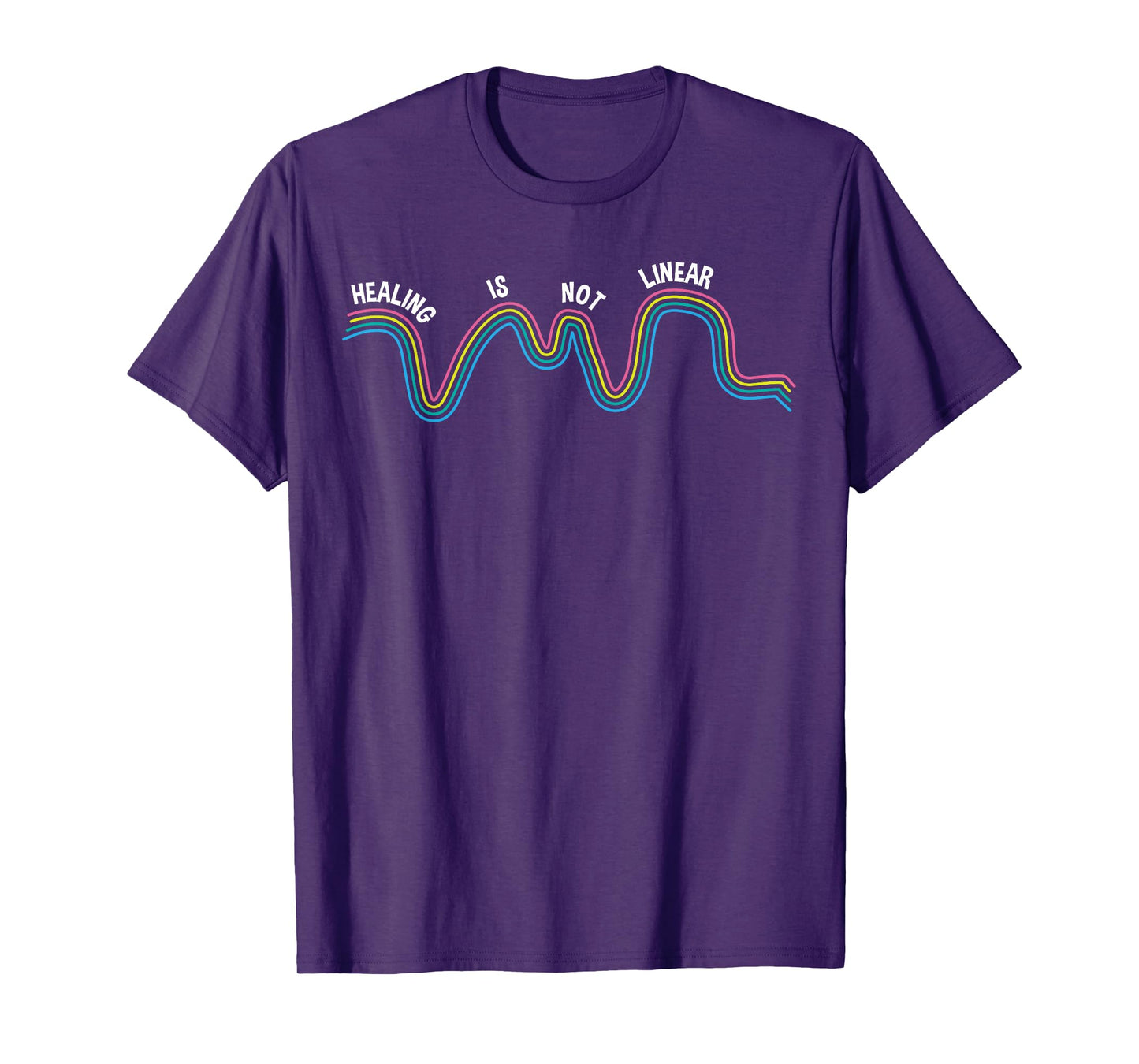 Healing Is Not Linear - Mental Health Awareness T-Shirt