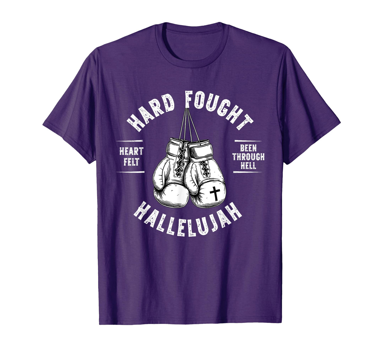 Brandon Hard Fought Hallelujah Praise Jesus Lake Merch T-Shirt