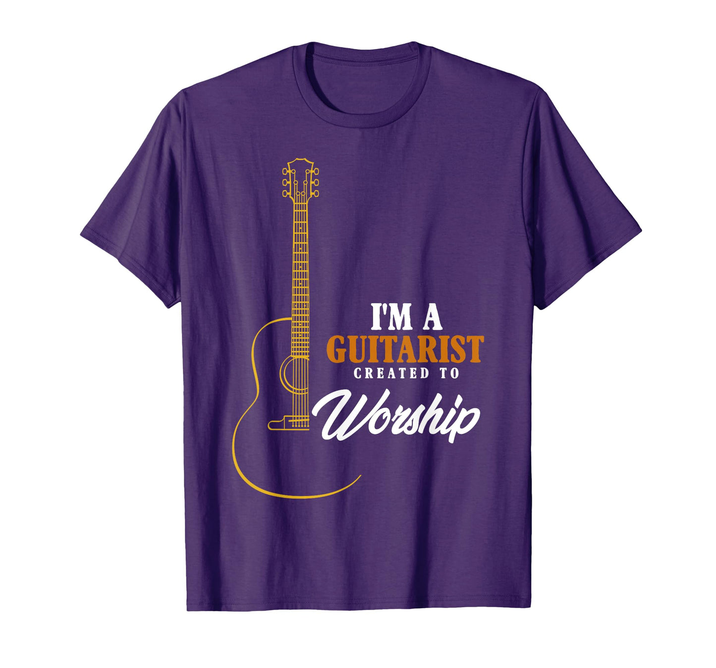 Christian Guitarist Shirt, Created To Worship Musician T-Shirt