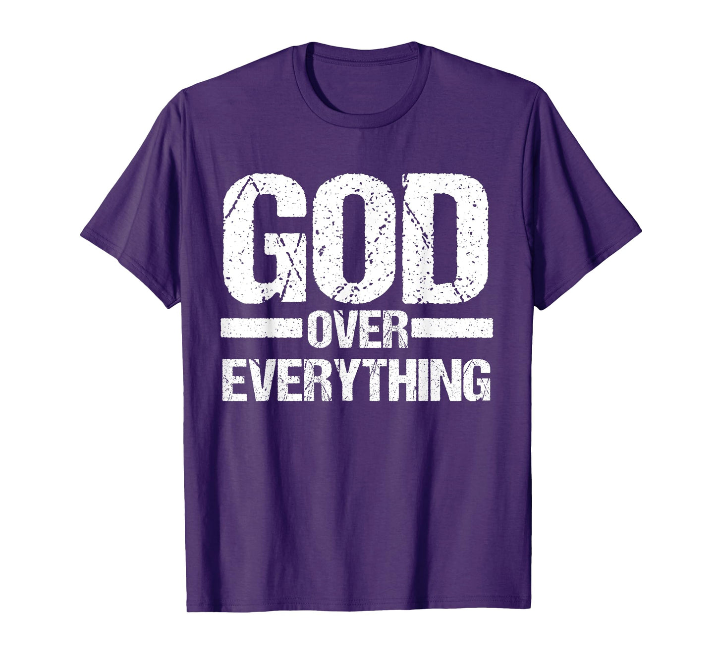 God Over Everything Jesus Christian Faith Church Pastor Gift T-Shirt
