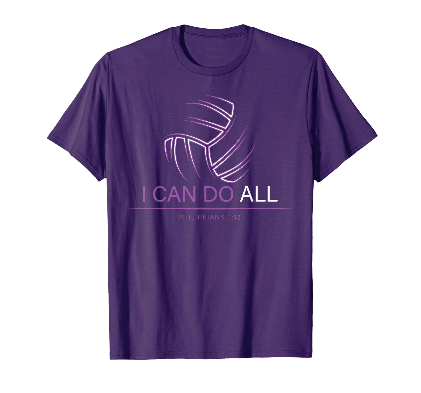 Philippians 4:13 Christian Volleyball I Can Do All Things T-Shirt