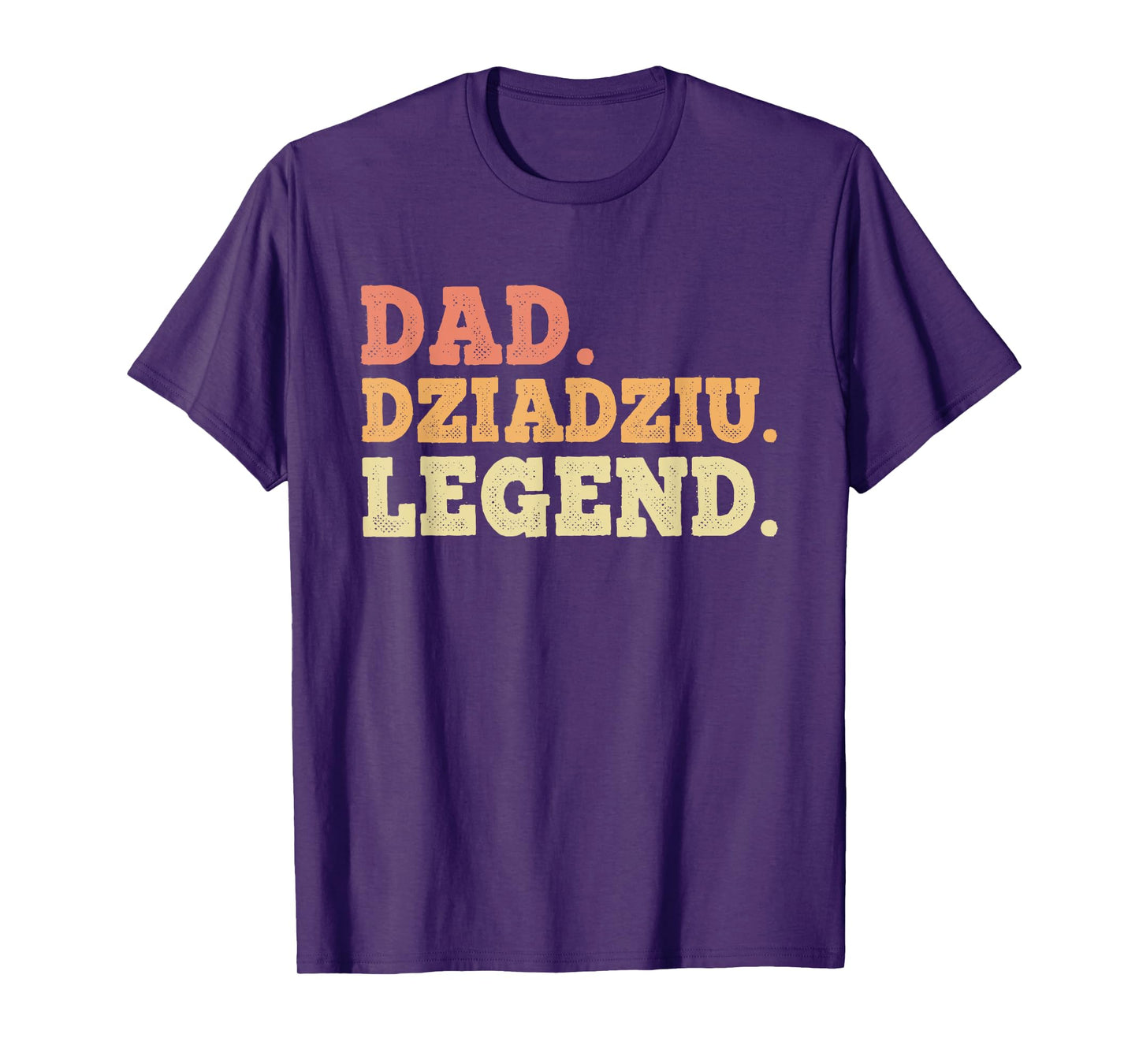 Dad Dziadziu Legend Retro Vintage Funny Legendary Grandpa T-Shirt