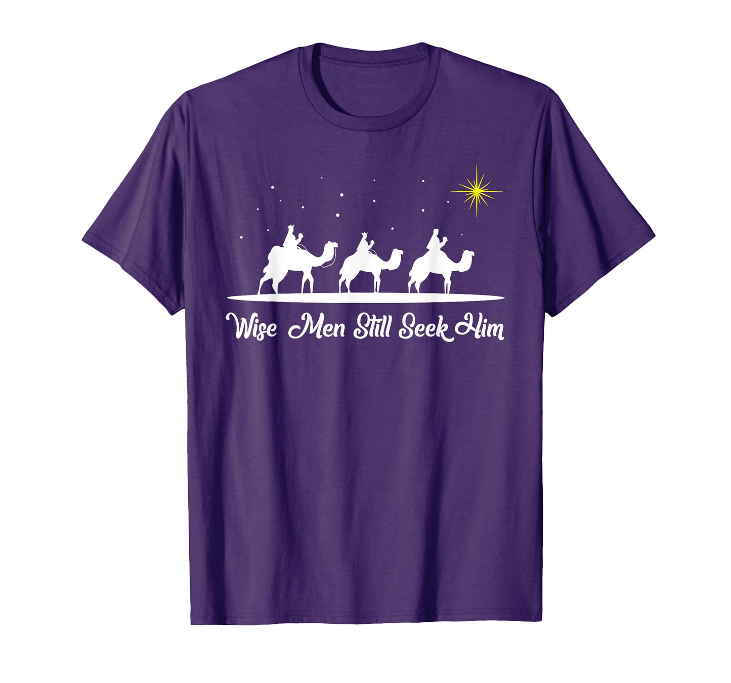 Wise Men Still Seek Him Christian Christmas Jesus Design T-Shirt