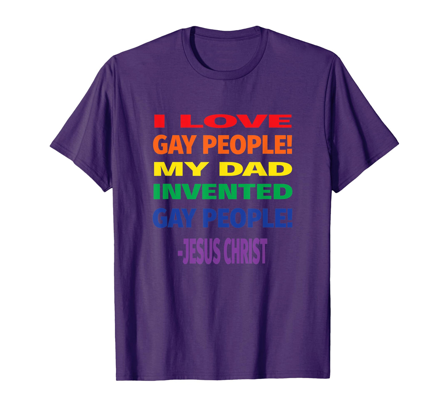 Jesus Loves Gay People Christian Gay Pride T-Shirt