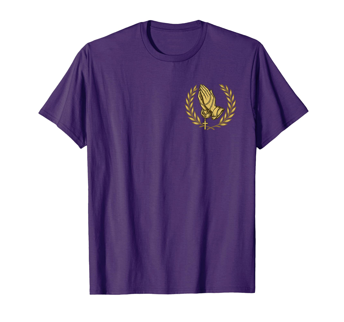 Catholic Praying Hands: Rosary Prayer T-Shirt