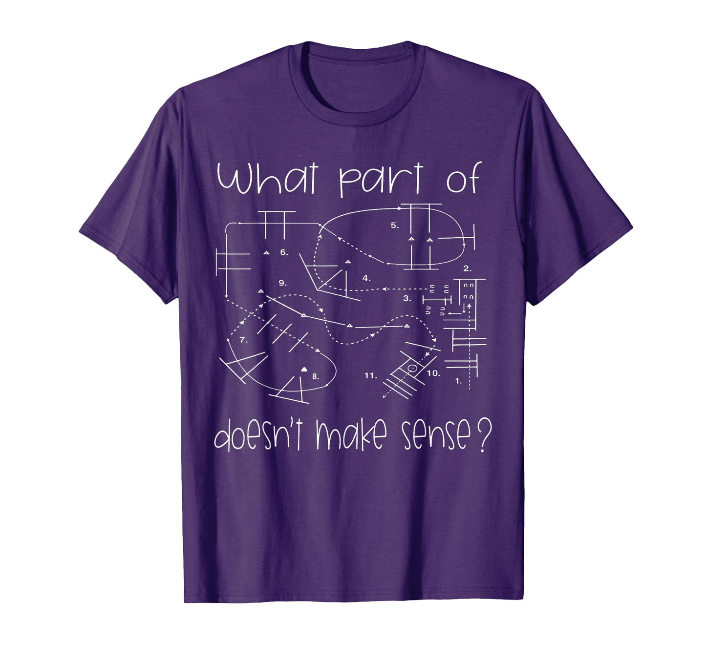 What Part Of Doesn't Make Sense Funny Horse exercises T-Shirt
