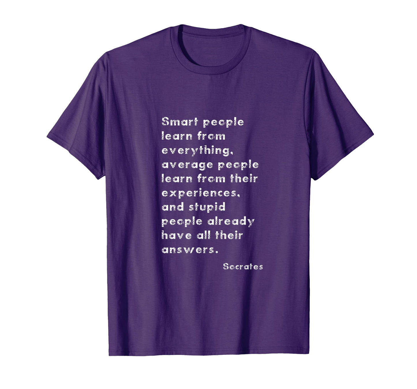 SOCRATES PHILOSOPHY QUOTE FOR STUDENTS PROFESSORS THINKERS T-Shirt