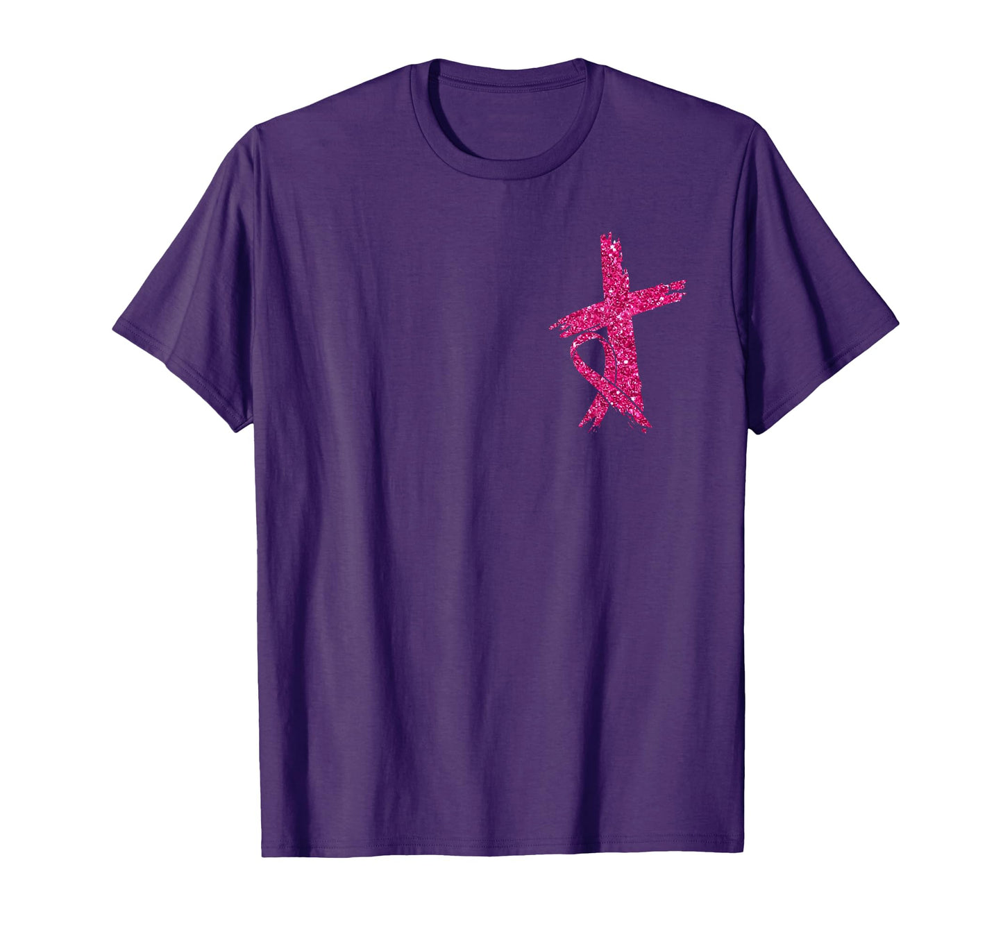 Heal Cancer for with God Nothing is Impossible Breast Cancer T-Shirt