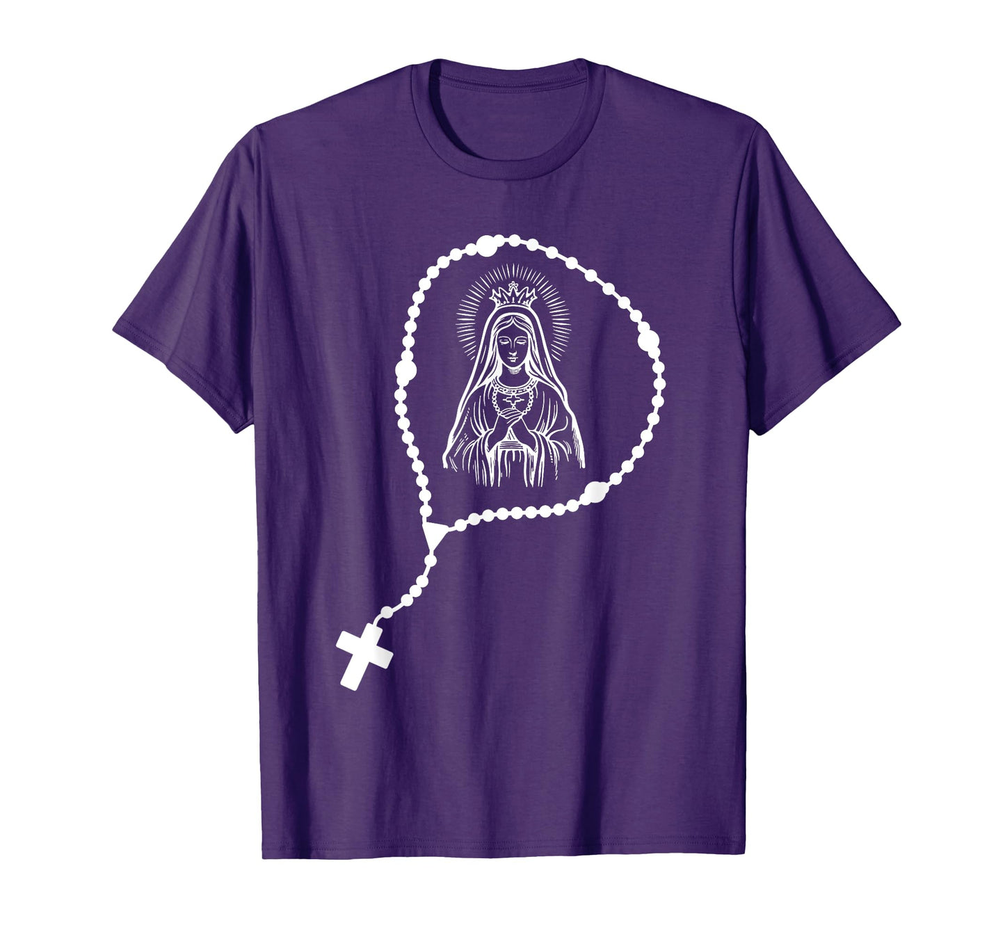 Rosary Prayer - Virgin Mary - Religious Catholic T-Shirt