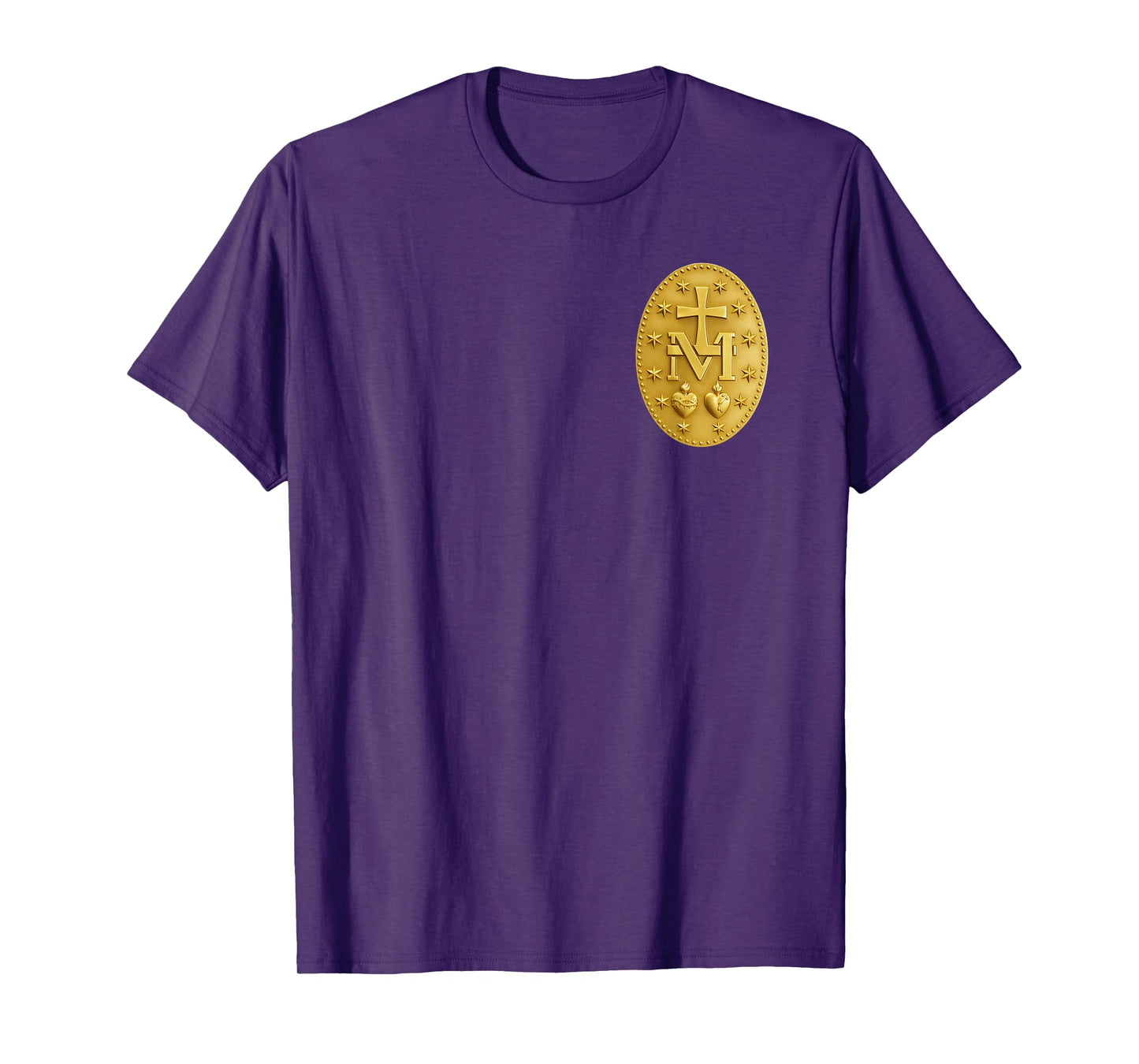 Miraculous Medal of The Virgin Mary - Catholic T-Shirt