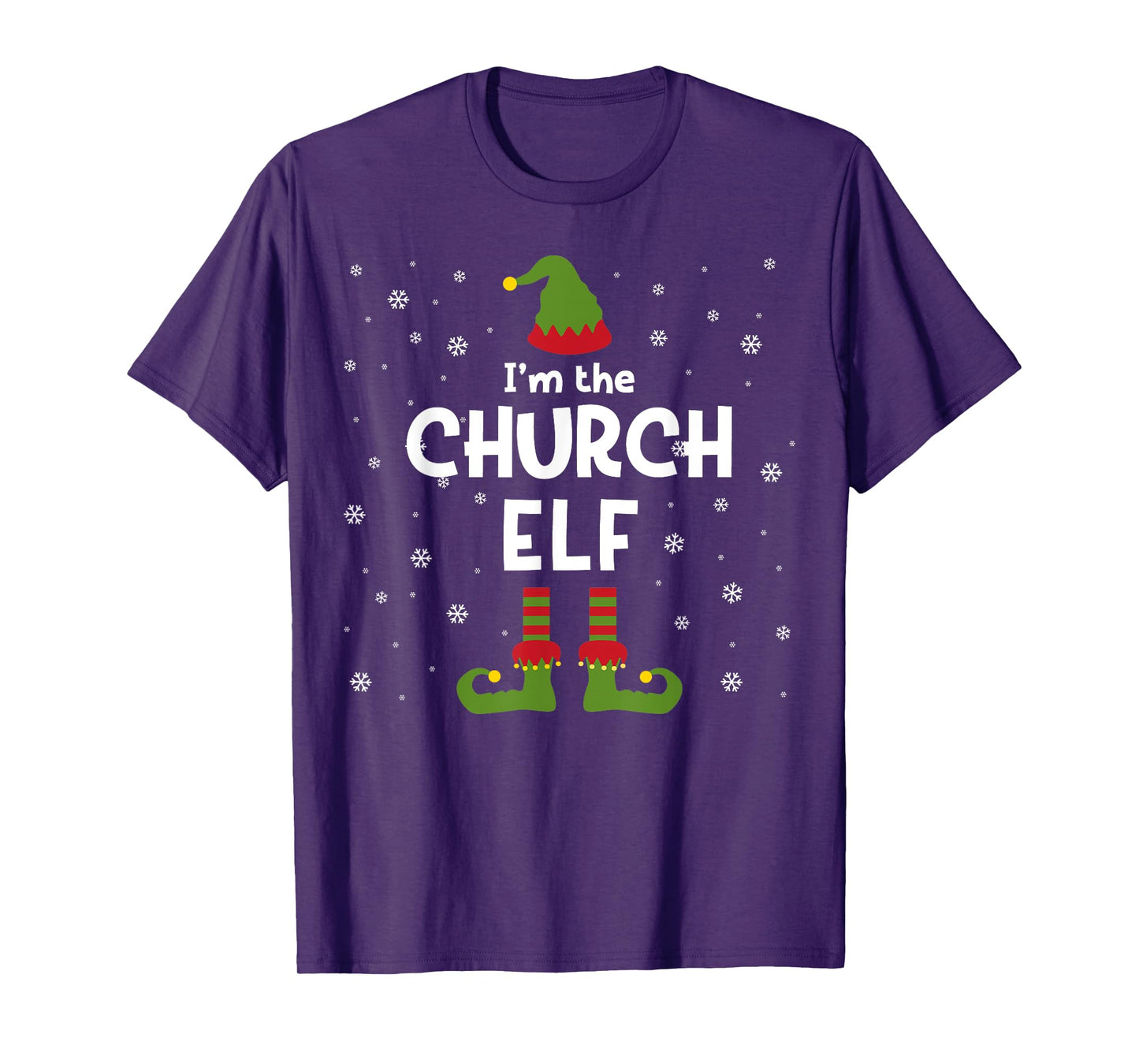 I'm The Church Elf Christian Pastor or Priest Christmas T-Shirt