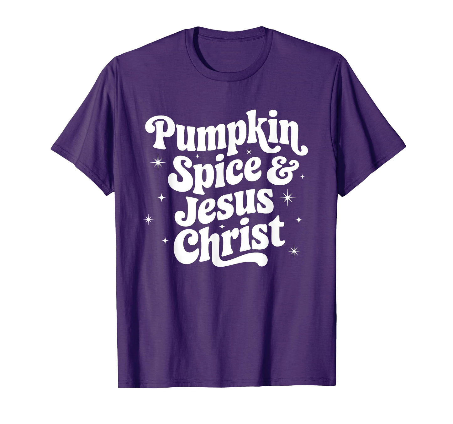 Christian Fall Pumpkin Spice & Jesus Christ Religious Girl T-Shirt