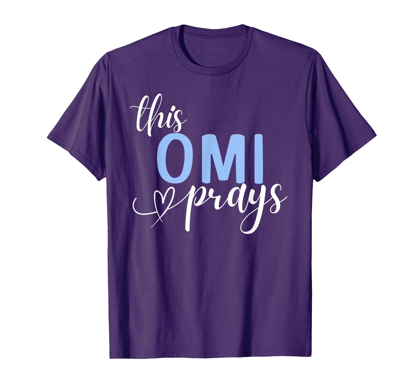 This Omi Prays Perfect Christian Grandma T-Shirt