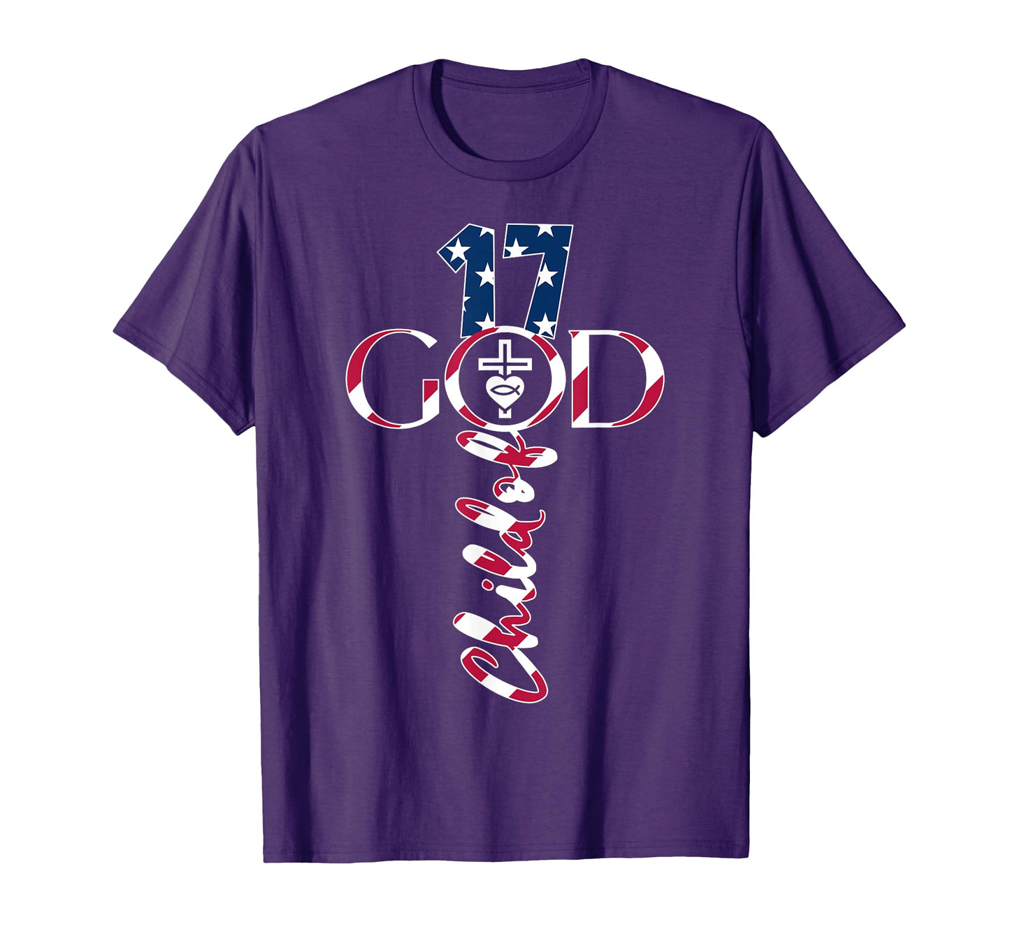 GOD 17 YEARS JESUS 17TH BIRTHDAY T-Shirt