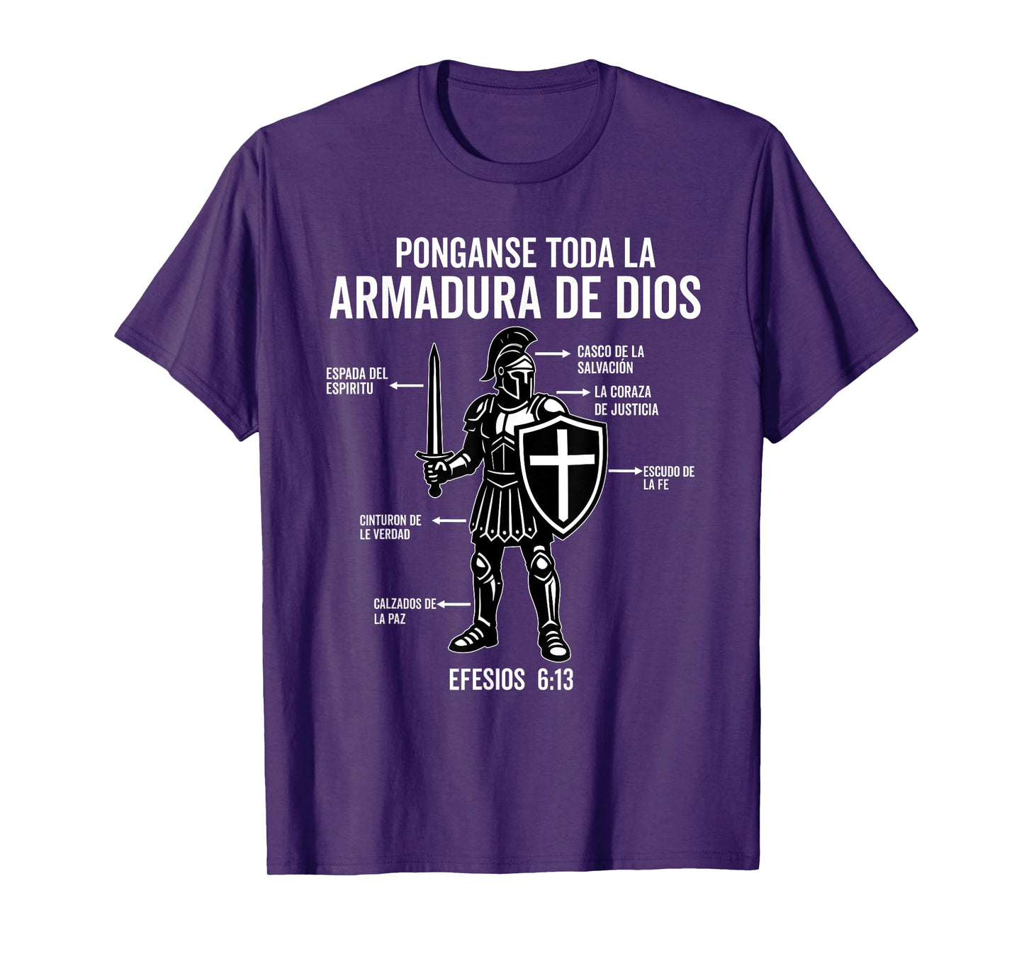 Camiseta cristiana en espanol Versiculo Spanish Christians T-Shirt