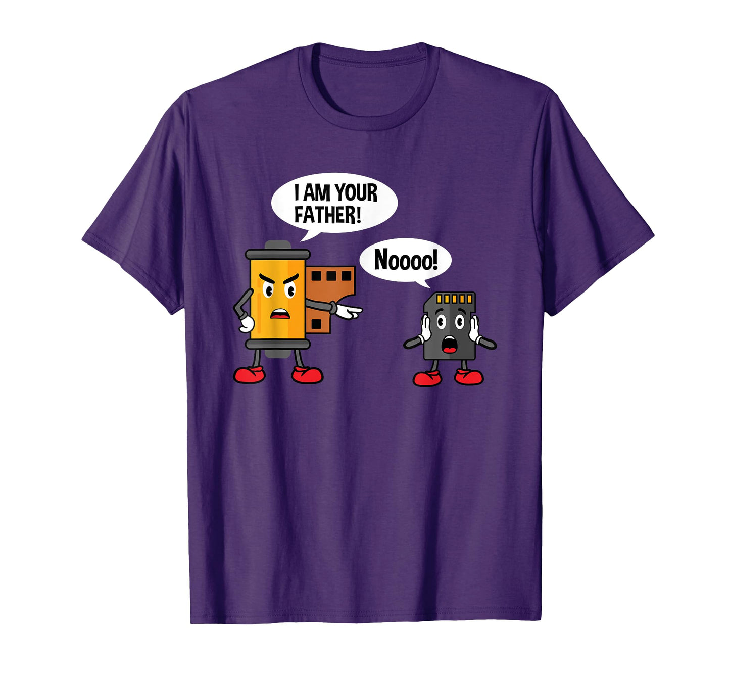 Analog Film Roll & SD Card - Funny Photographer Camera T-Shirt