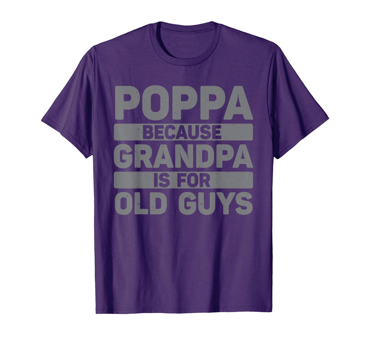 Poppa Design For Grandpa From Grandkids Father's Day Poppa T-Shirt