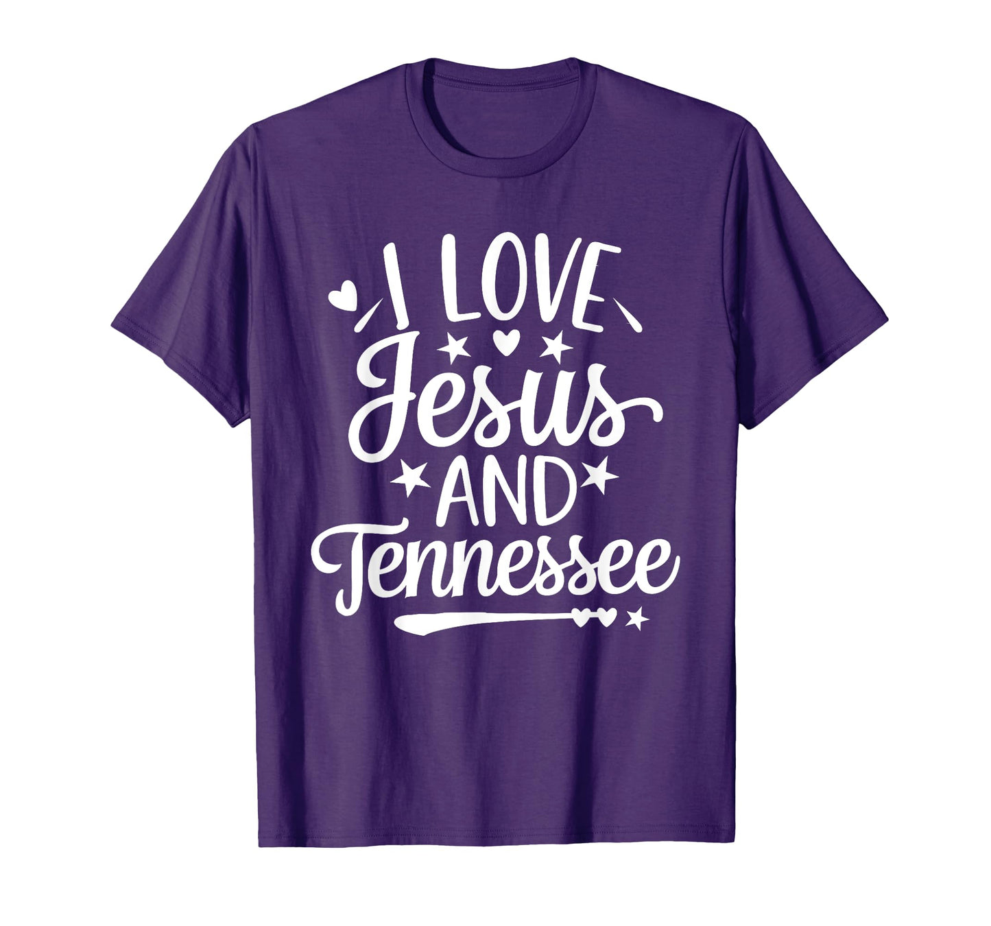 I Love Jesus and Tennessee - Knoxville flag T-Shirt