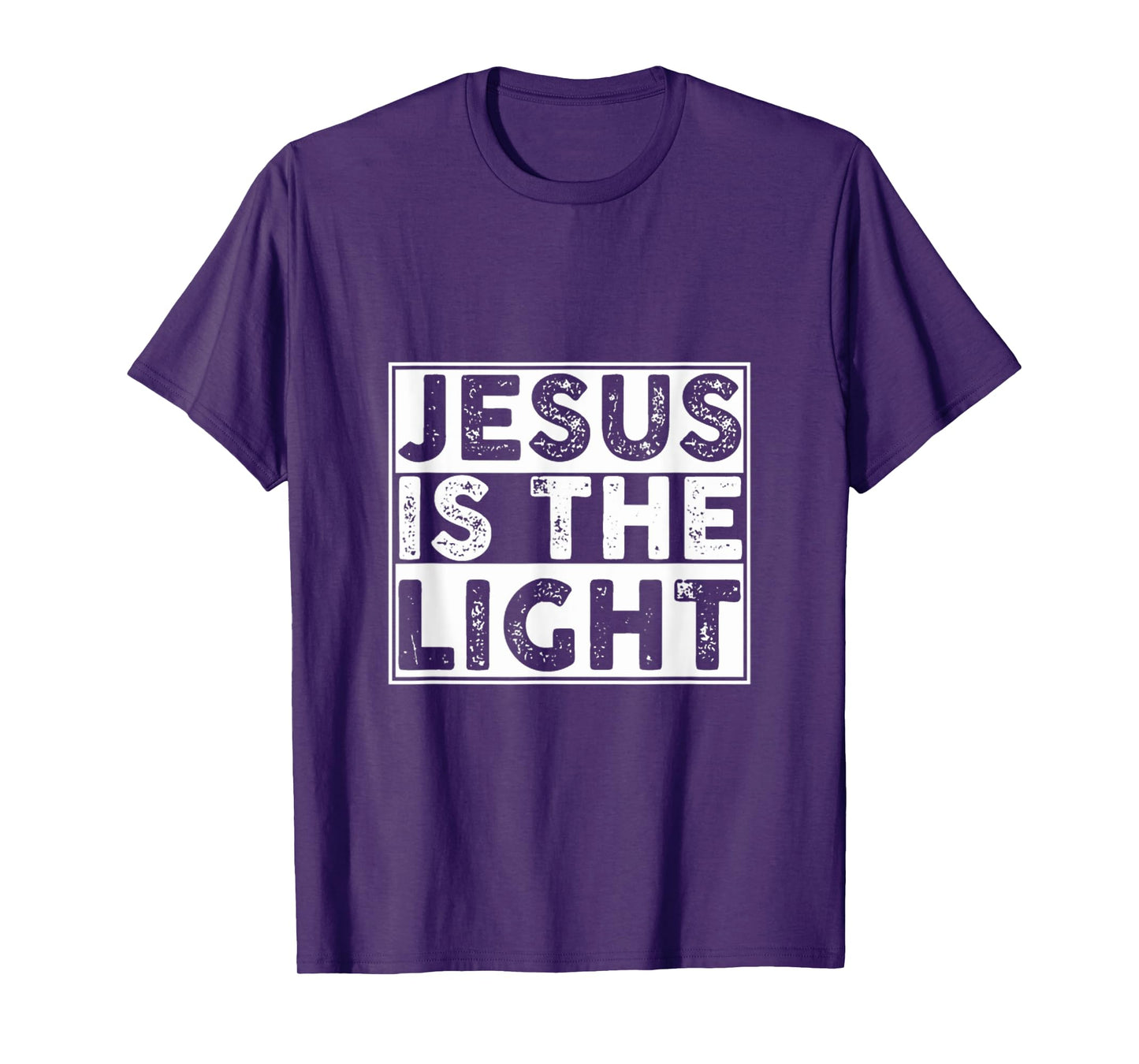 Jesus is The Light Scripture Religious Christian T-Shirt