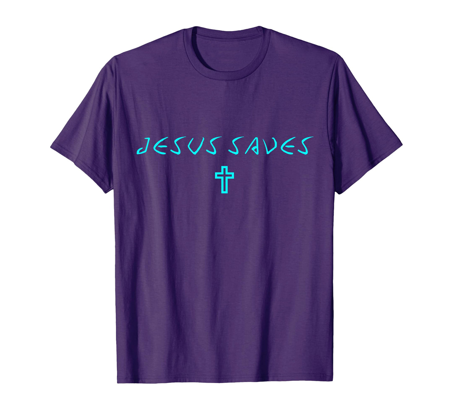 Jesus Saves Cross Subtle Christian Minimal Faith Quote T-Shirt