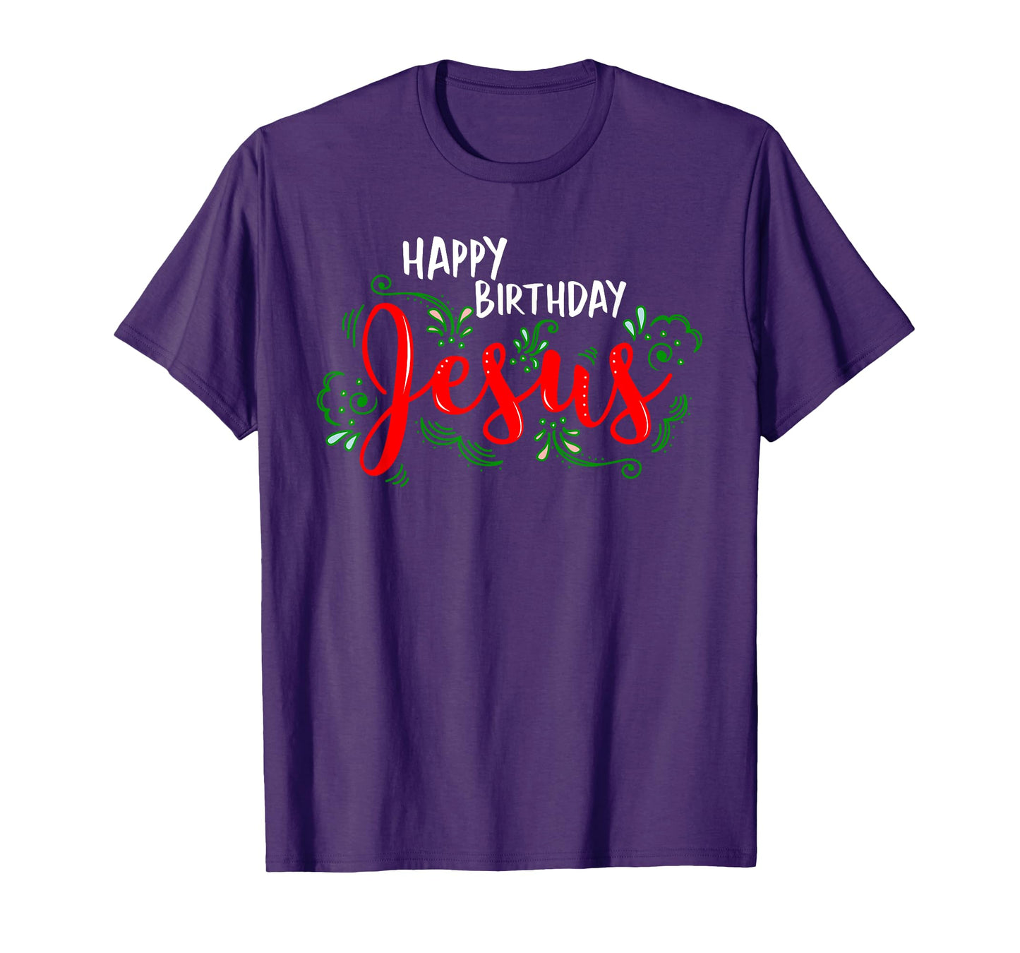 Christian Religion Christmas Church Happy Birthday Jesus T-Shirt