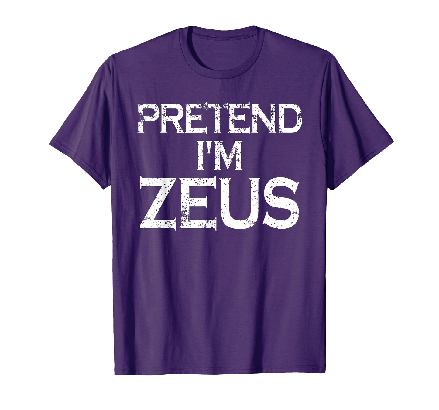 Pretend I'm Zeus Costume Greek Mythology God Halloween Party T-Shirt