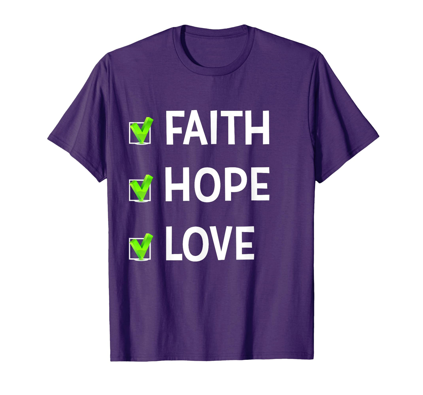 Faith Hope and Love Cute Optimistic Spiritual for Mom Faith T-Shirt