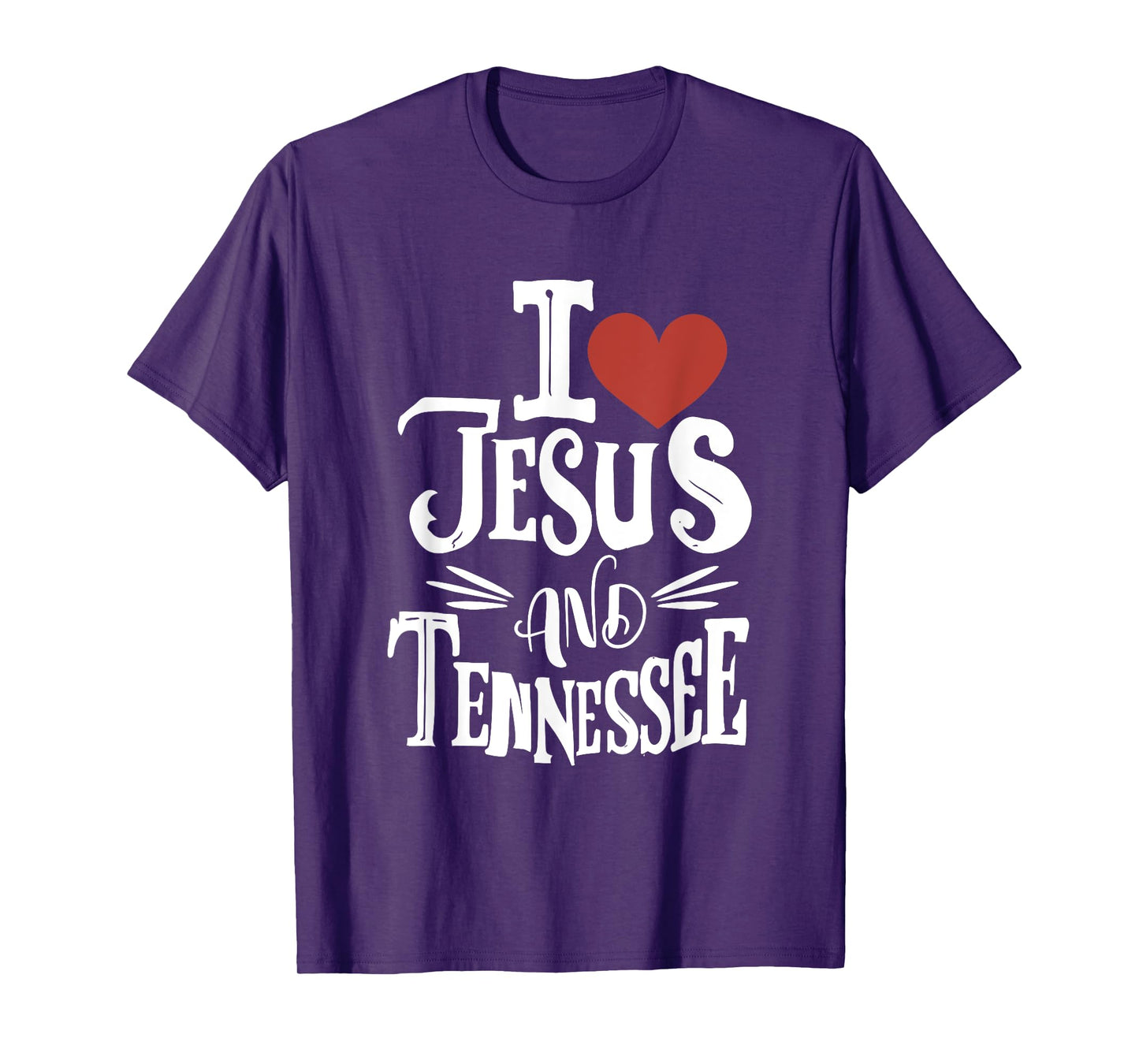 I Love Jesus and Tennessee - Knoxville flag T-Shirt