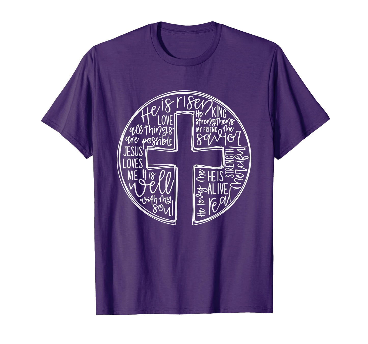 He Is Risen Easter Jesus Christian Cross Jesus Christian T-Shirt