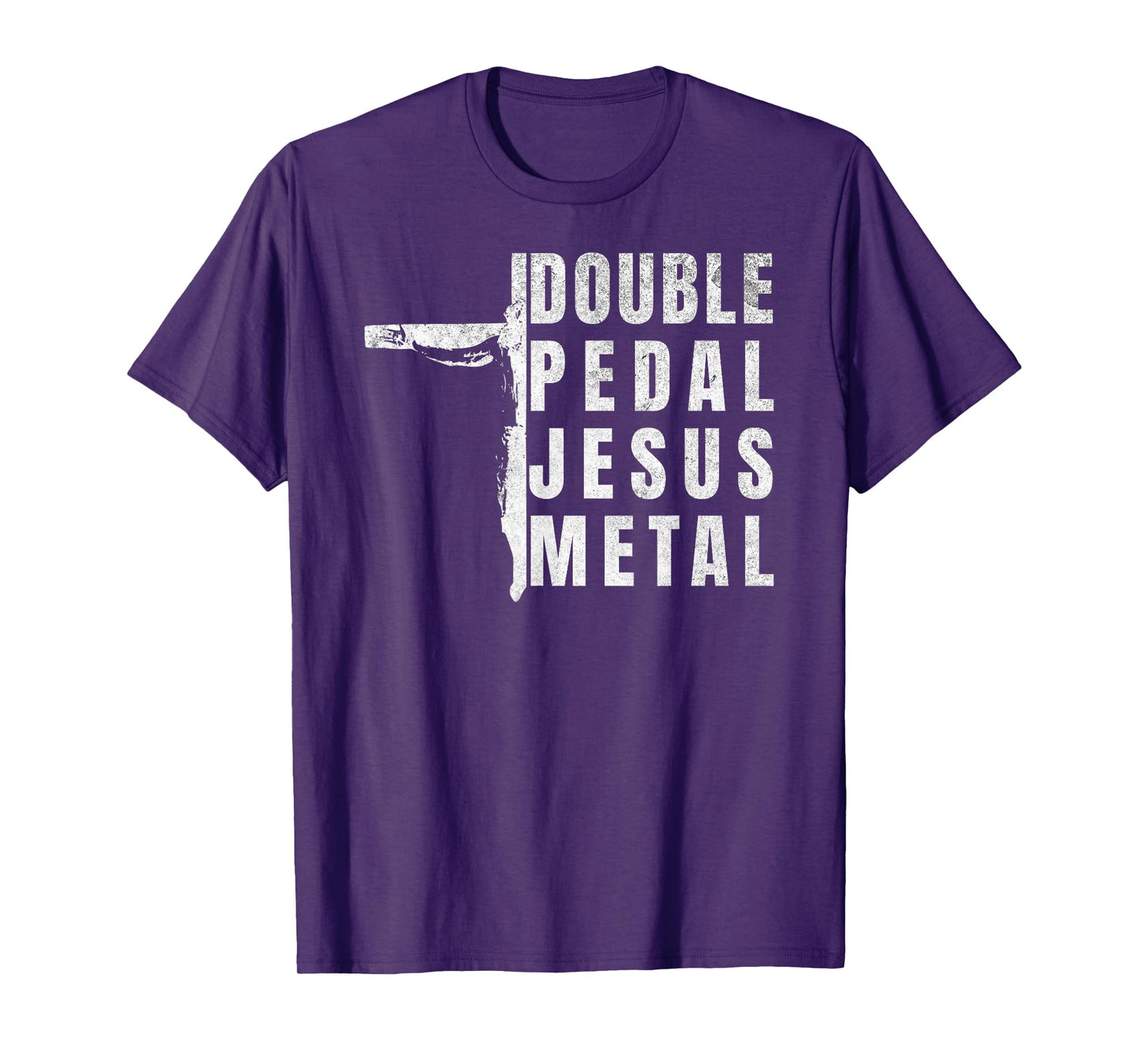 Christian Metal Rock Double Pedal Jesus Metal Religious T-Shirt