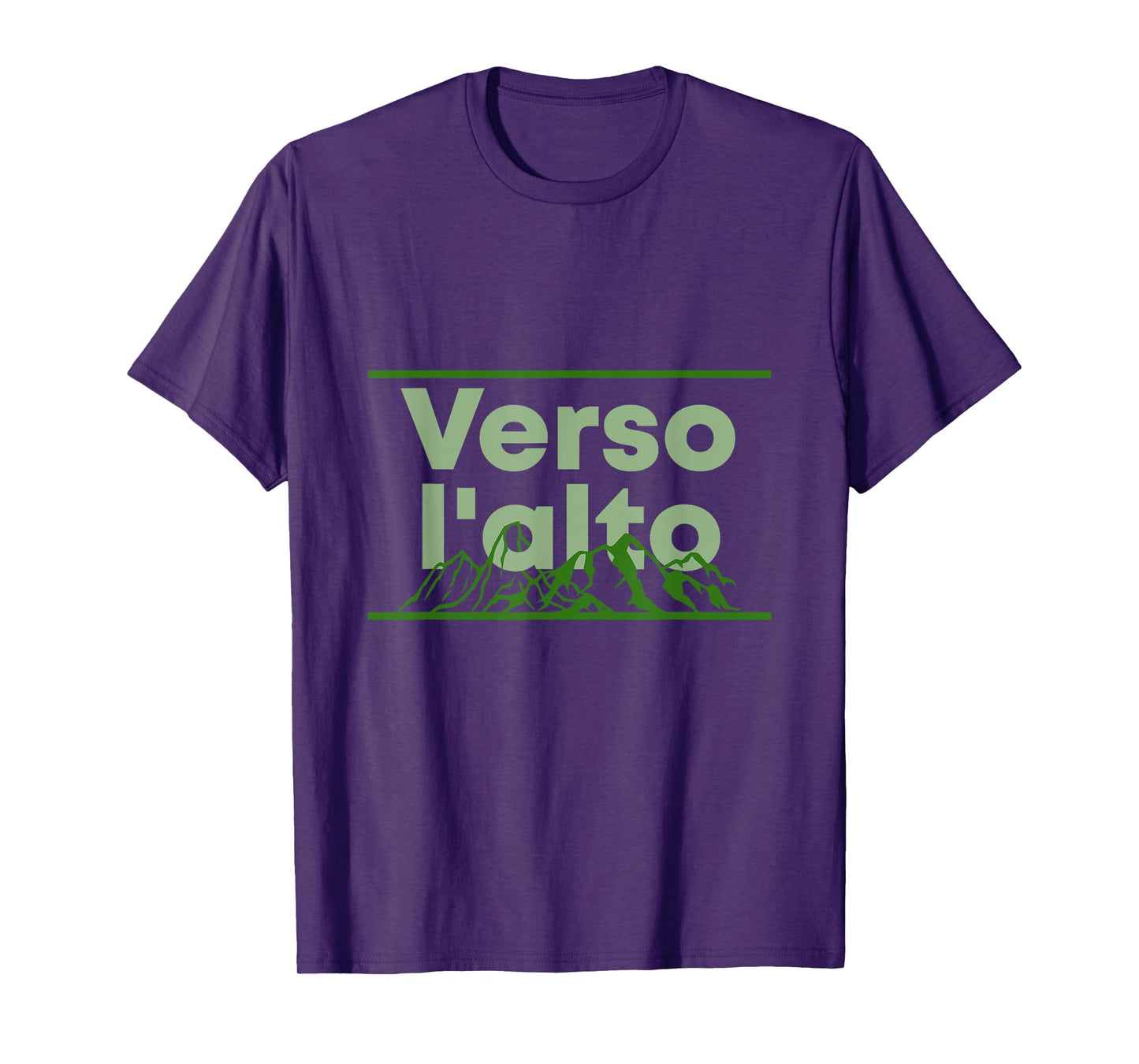 Verso l'alto Motivational Catholic Print T-Shirt