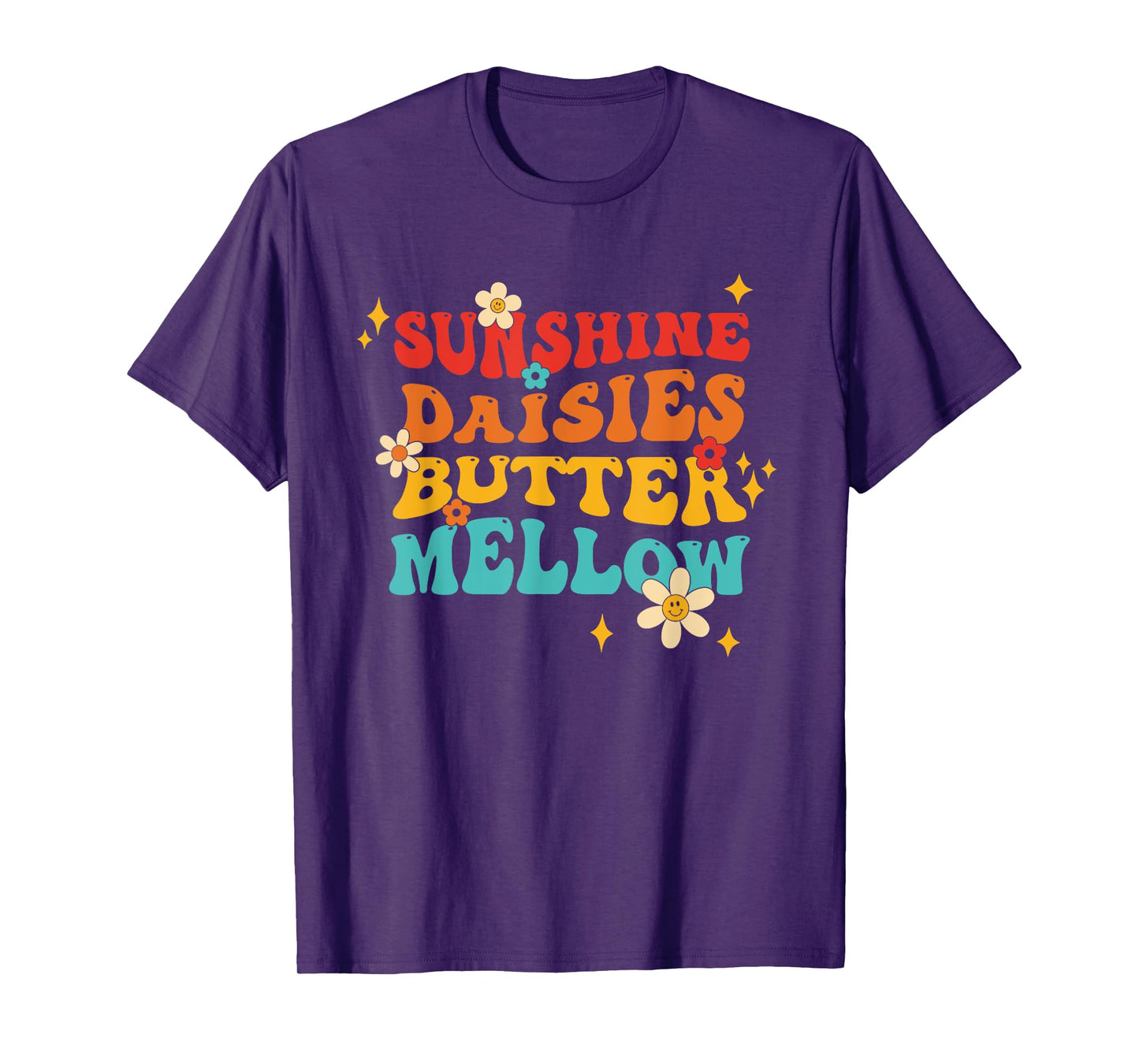 Sunshine Daisies Butter Mellow Vintage Design T-Shirt