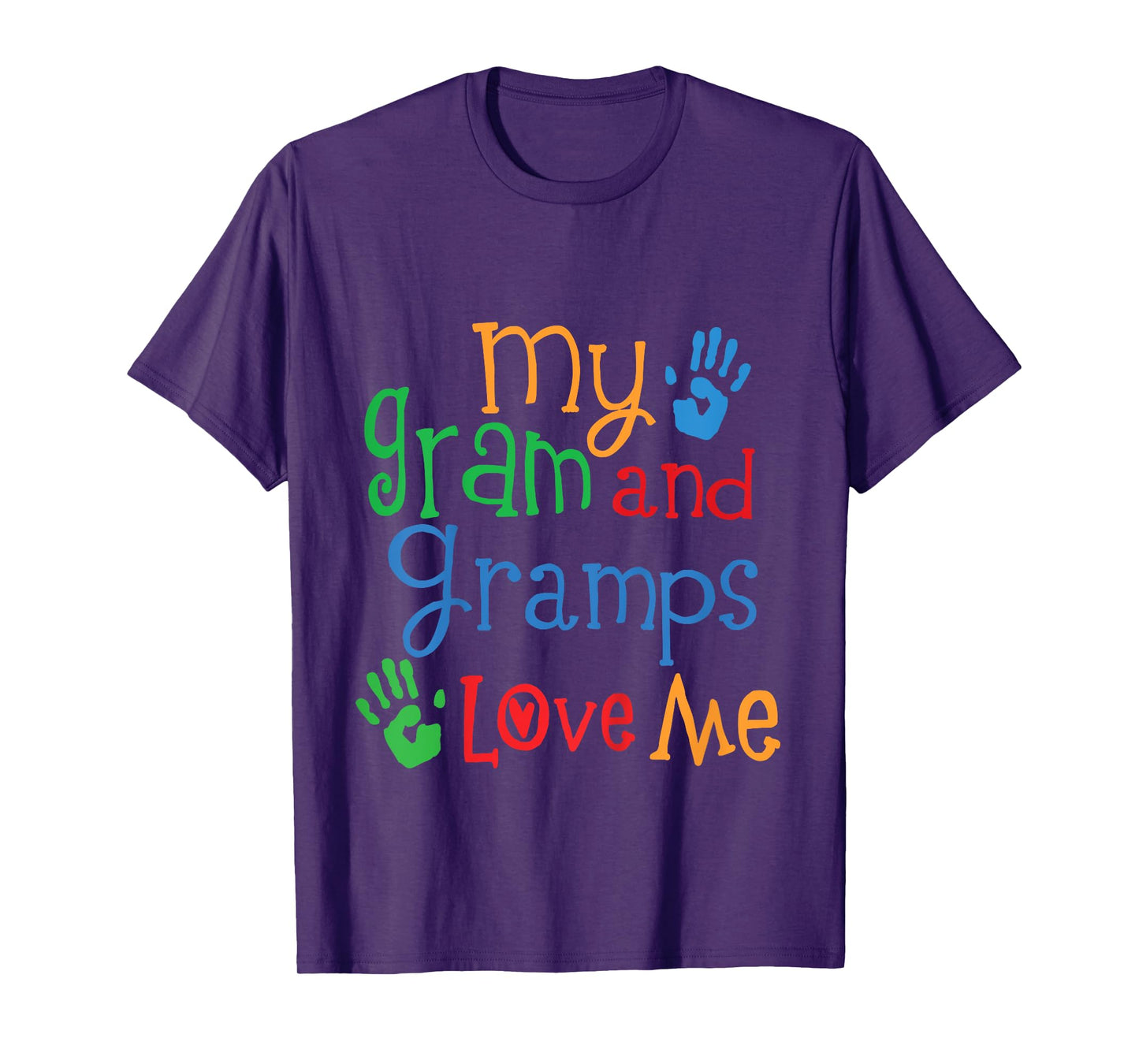 Kids My Gram And Gramps Love Me Grandkids T-Shirt