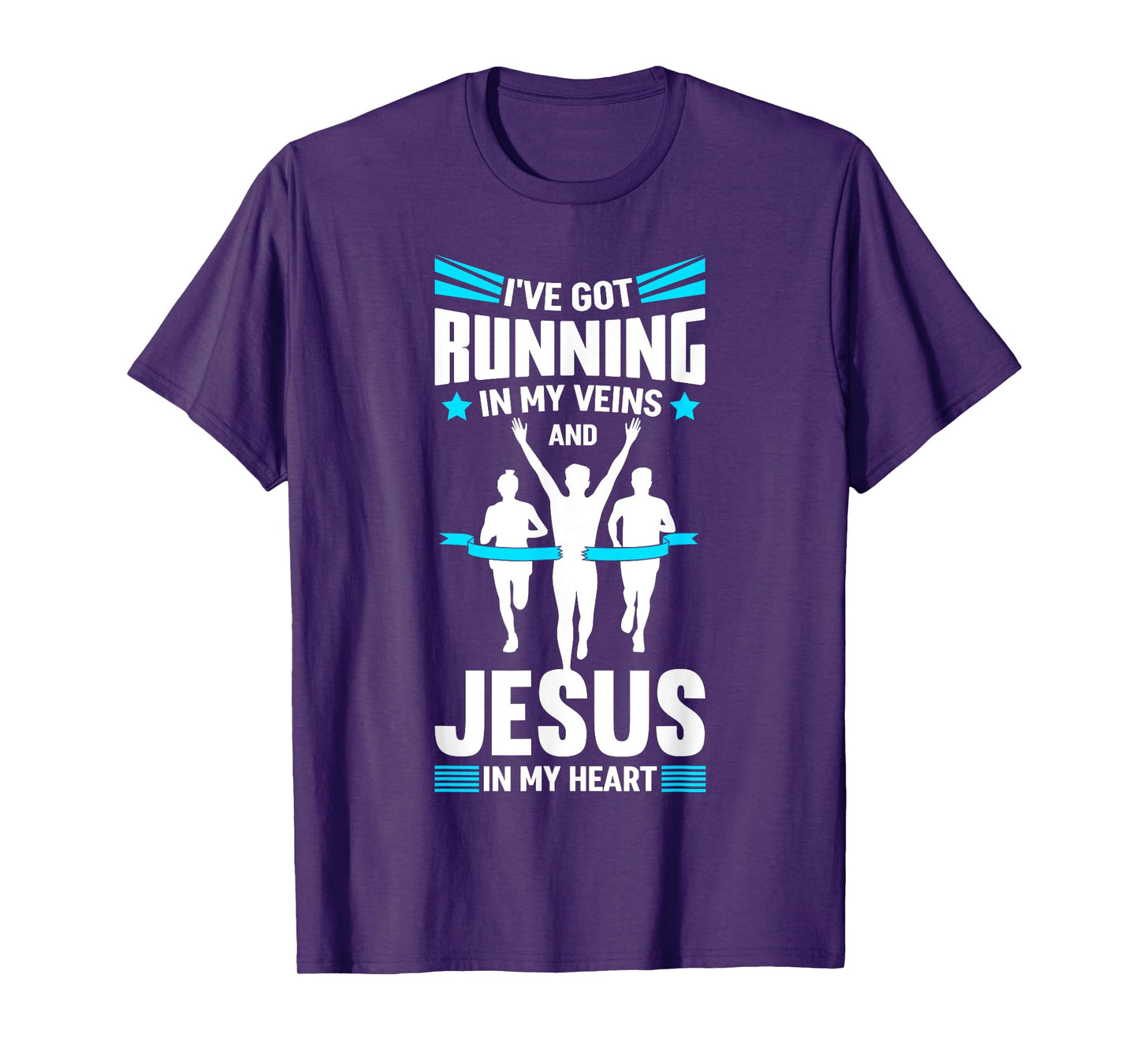 Marathon Runner Costume Running Jesus Quotes Marathoner T-Shirt