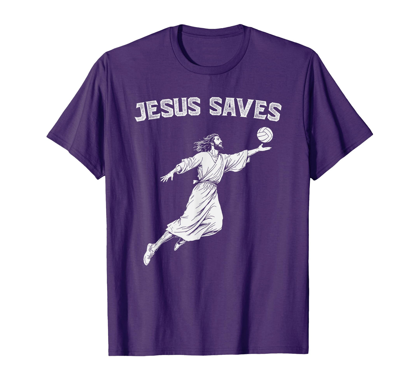 Jesus Saves Volleyball Player Christian T-Shirt