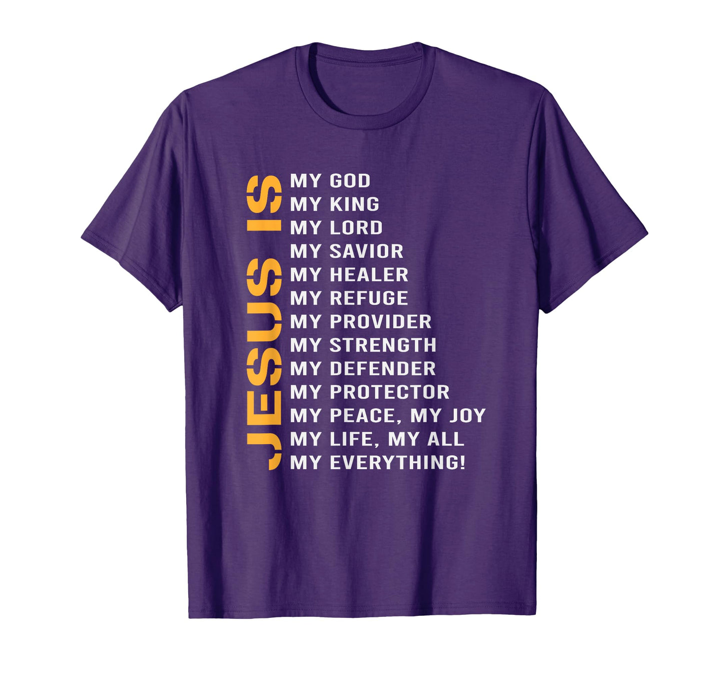 Jesus Lord God Savior Devotee Gift Idea Jesus T-Shirt