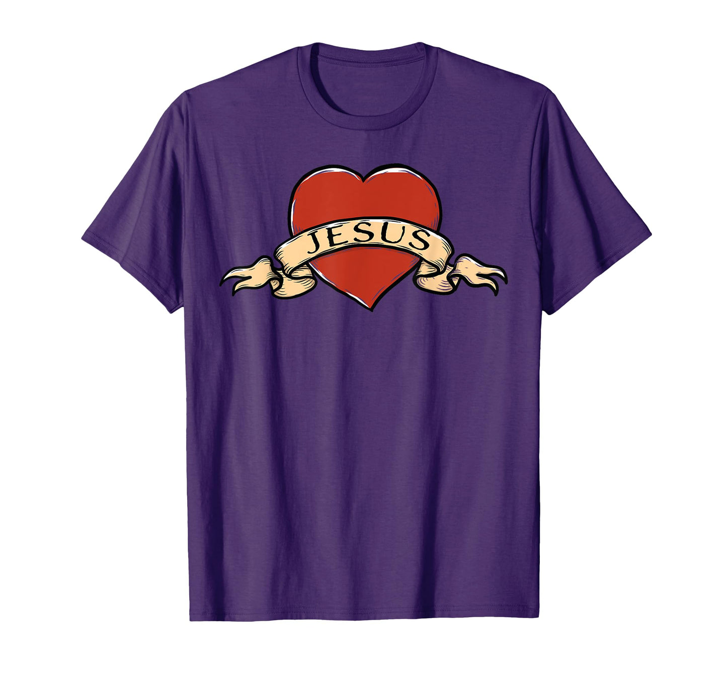 Jesus Heart Tattoo for Christians Who Love Jesus T-Shirt