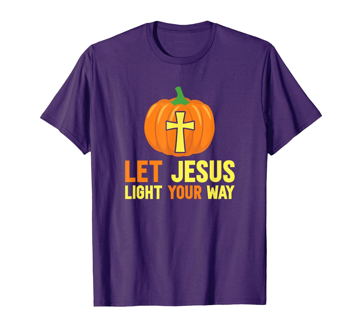 Let Jesus light your path Christians against Halloween T-Shirt