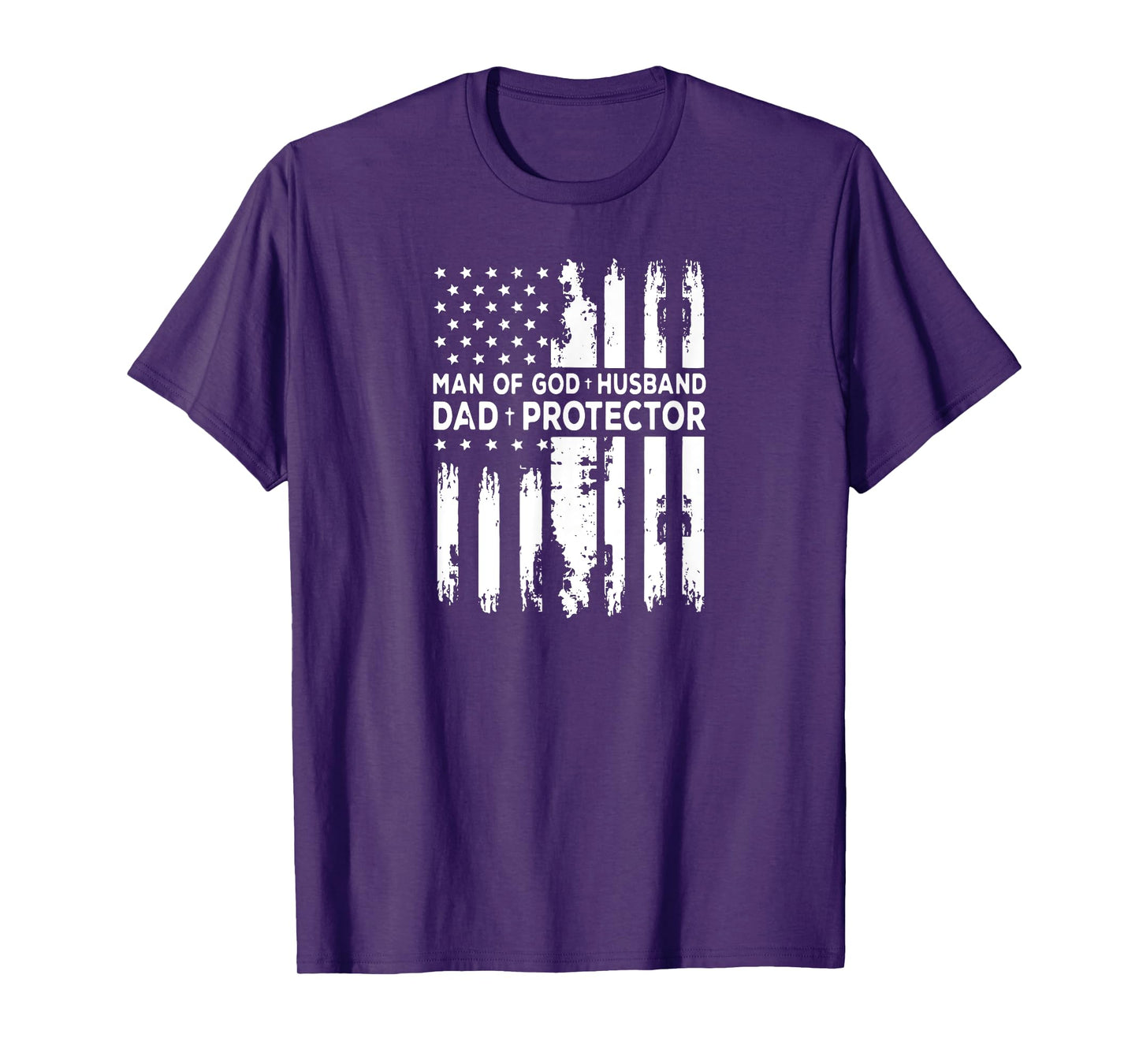 Jesus God Religious Man of God Husband Dad Protector T-Shirt