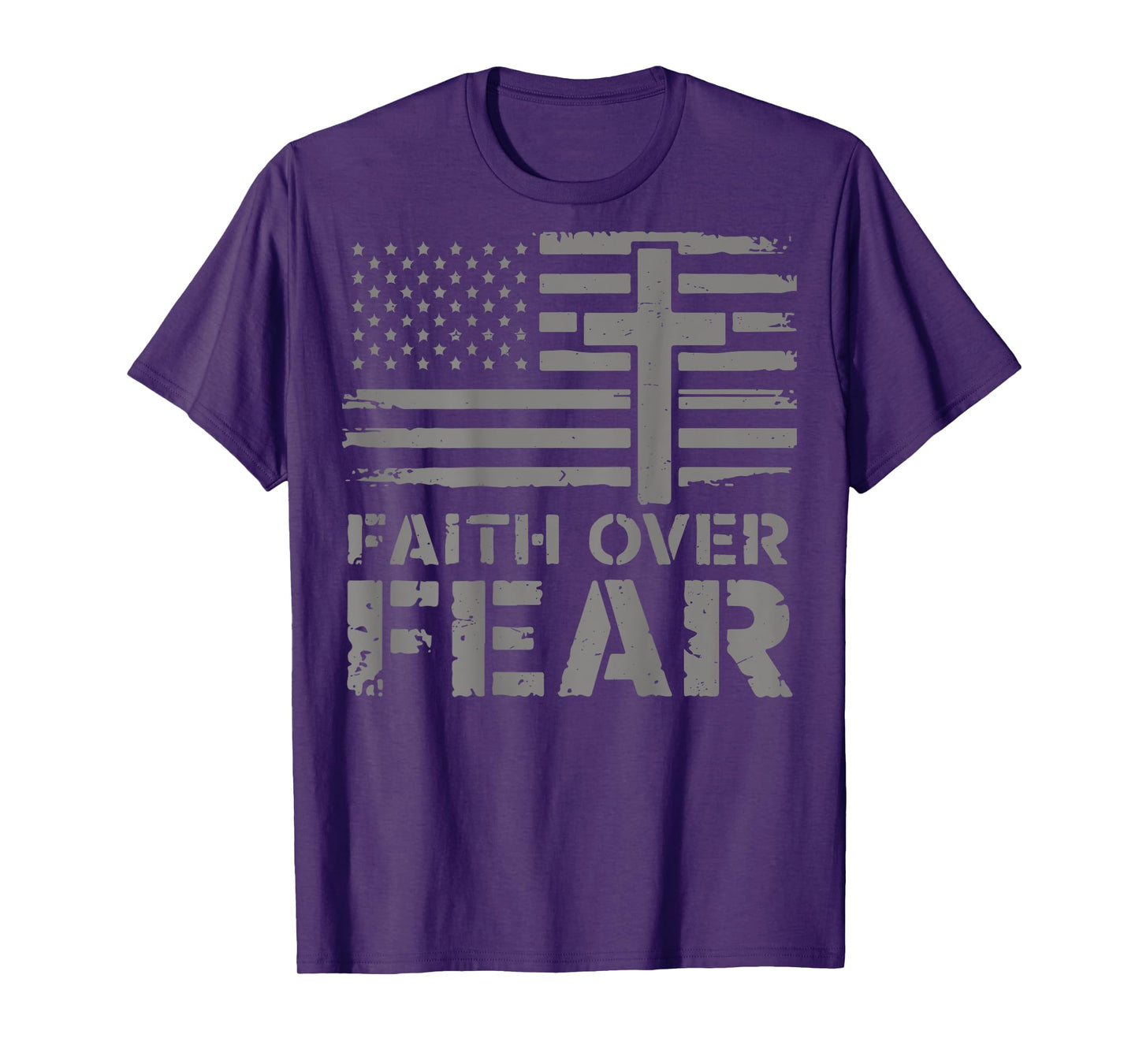 Boy Faith Over Fear Teen Youth Christian Godbrother Toddler T-Shirt