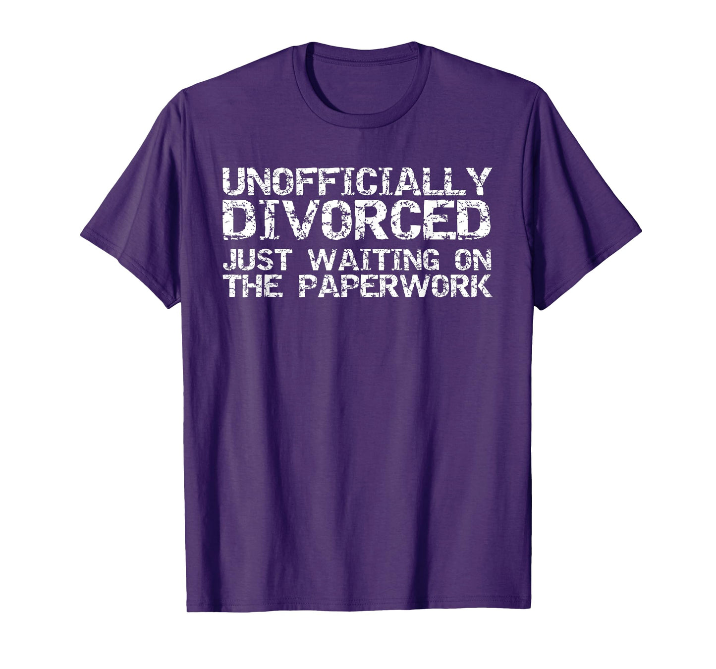 Unofficially Divorced Just Waiting on the Paperwork Vintage T-Shirt