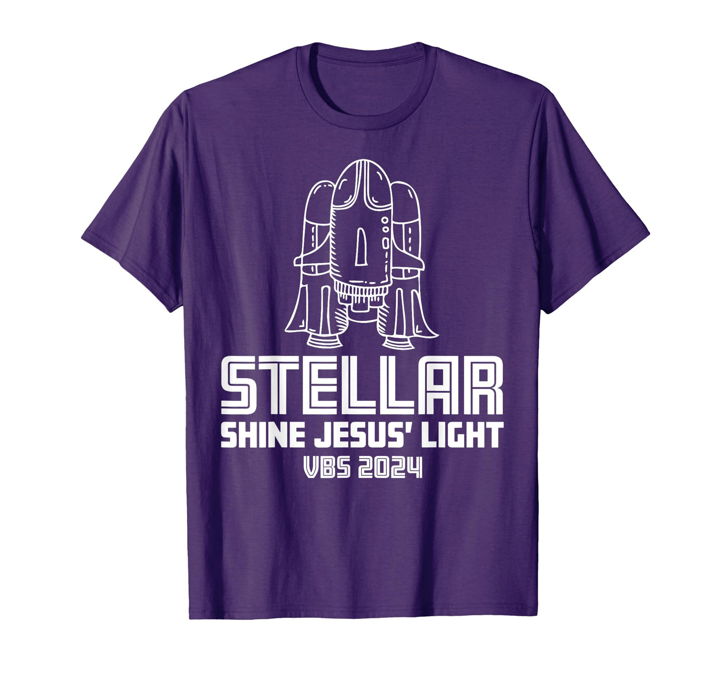Stellar Shine Jesus' Light VBS 2024 Vacation Bible School T-Shirt